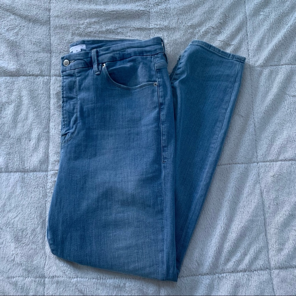 Good American high waist Light Wash Skinny Jeans